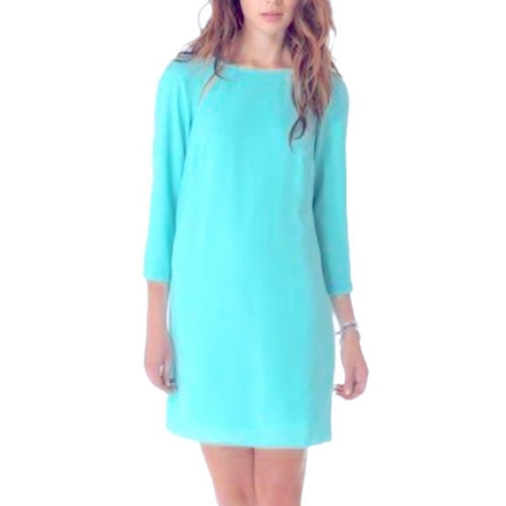 Tibi Alison Peek a Boo Shift Dress